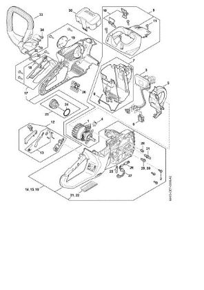 Bild von Elektromotor, Elektronikmodul, Griffgehäuse MSA 160.0 C-B