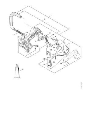 Bild von Griffgehäuse MS 192 T