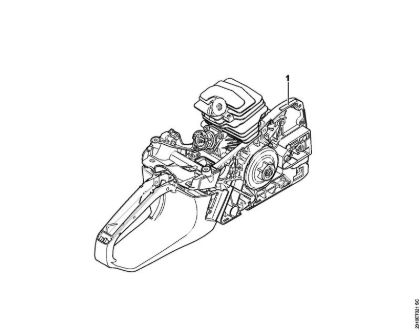 Benzinmotorsägen (MS) MS 251 C-BE Maschinennummer der Marke Stihl