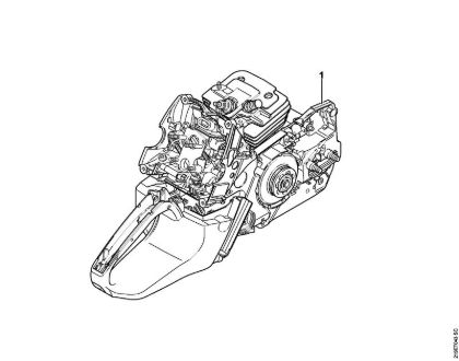 Benzinmotorsägen (MS) MS 441 C-M W Maschinennummer der Marke Stihl