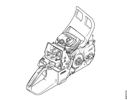 Benzinmotorsägen (MS) MS 461-VW Maschinennummer der Marke Stihl