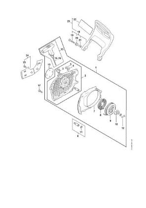 Bild von Anwerfvorrichtung MS 462