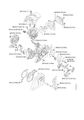 Bild von Anziehdrehmomente MS 651-R