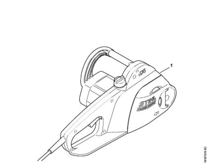 Elektro-Motorsägen (MSE) MSE 140 C-Q Maschinennummer der Marke Stihl