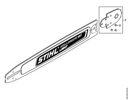 Führungsschienen Schiene SL 90cm/36" 1,3mm/0.050" 3/8" Rollomatic ES Light 3/8" 11 Zähne der Marke Stihl