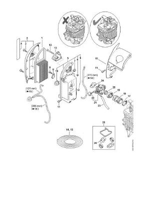 Bild von Luftfilter, Krümmer BR 700