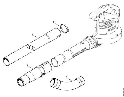 Elektro-Blasgeräte (BE, BGE) BGE 71 Dachrinnenreiniger der Marke Stihl
