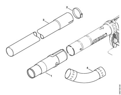 Saughäcksler (SH) SH 86 C-E D Dachrinnenreiniger der Marke Stihl