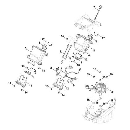 Bild von C - Batteriehalter, Elektronik, Elektromotor MVP 850.0