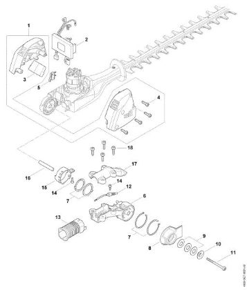 Bild von Motorgehäuse, Elektronikmodul HLA 66