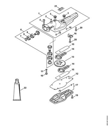 Heckenschneider (HL) HL 90 K Getriebe 0Â° der Marke Stihl
