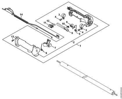 Heckenschneider (HL) HL 90 K Handgriff der Marke Stihl
