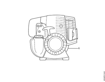 Heckenschneider (HL) HL 90 K Maschinennummer der Marke Stihl