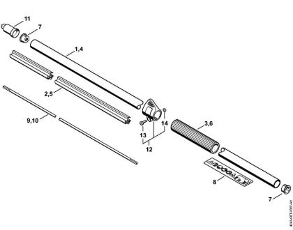 Heckenschneider (HL) HL 92 C-E Schaft der Marke Stihl