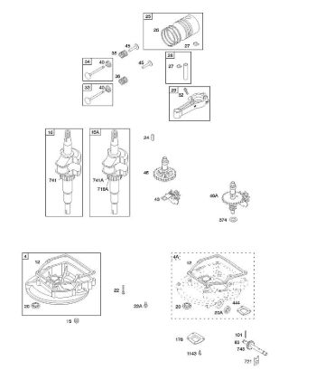 B&S - 09â  09D902-2236-B1 D - Nockenwelle, Kurbelgehäuseabdeckung/-sumpf, Kurbelwelle, Kolben/Kolbenringe/Pleuel der Marke Stihl