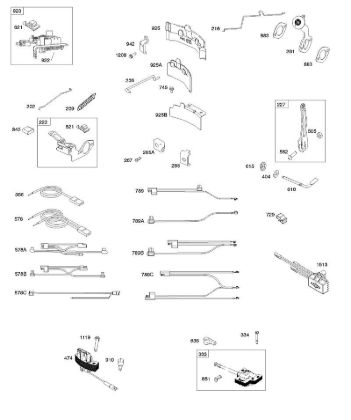 B&S - 10â  100602-0160-H8 B - Generator, Bremse, Bedienelemente, Reglerfeder, Zündung der Marke Stihl
