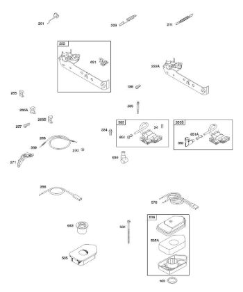 B&S - 10â  10D902-0111-B1 A - Luftfilter, Bedienelemente, Reglerfeder, Zündung der Marke Stihl