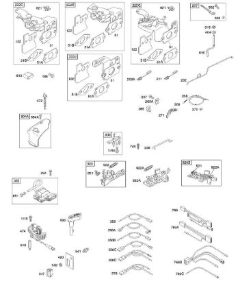 B&S - 12â  121602-0379-E1 C - Bremse, Bedienelemente, Reglerfeder, Zündung der Marke Stihl