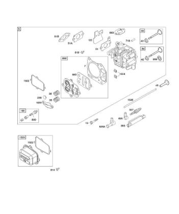B&S - 12â  121602-0379-E1 F - Zylinderkopf der Marke Stihl