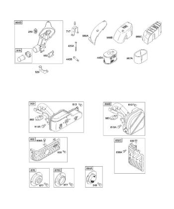 B&S - 12â  122672-0107-E1 A - Luftfilter, Auslasssystem der Marke Stihl