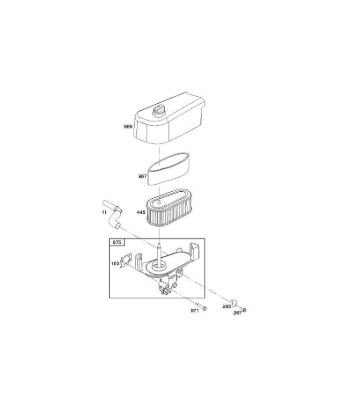 B&S - 12â  122Q02-0147-B1 A - Luftfilter der Marke Stihl