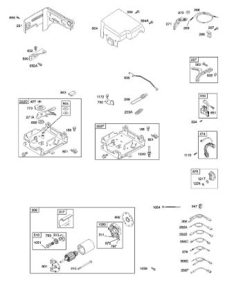 B&S - 12â  126392-0274-E1 G - Elektroanlasser, Reglerfedern, Zündung der Marke Stihl