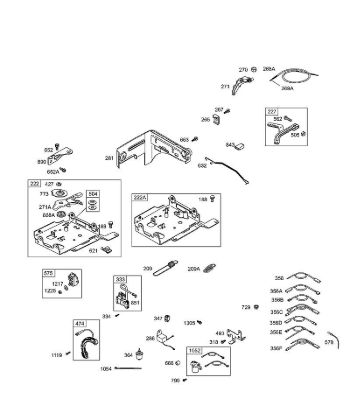 B&S - 12â  126492-0165-E1 F - Bedienelemente, Reglerfeder, Zündung der Marke Stihl