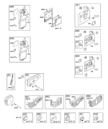 B&S - 12â  126T02-4164-B1 A - Luftfilter, Auslasssystem der Marke Stihl