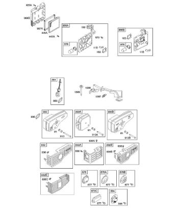 B&S - 12â  12H807-1368-01 A - Luftfilter, Auslasssystem der Marke Stihl