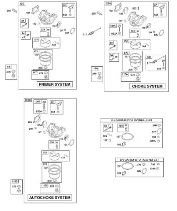 B&S - 12â  12H809-1730-B1 E - Vergaser der Marke Stihl