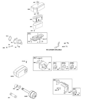 B&S - 28â  286707-1185-E1 A - Luftfilter, Schalldämpfer der Marke Stihl