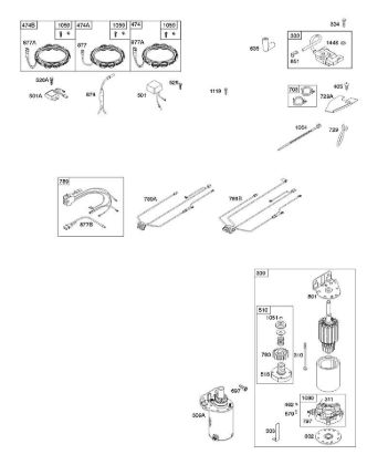 B&S - 40â  401577-3130-B1 A - Generator, Kabelbaum, Anlasser, Zündung der Marke Stihl