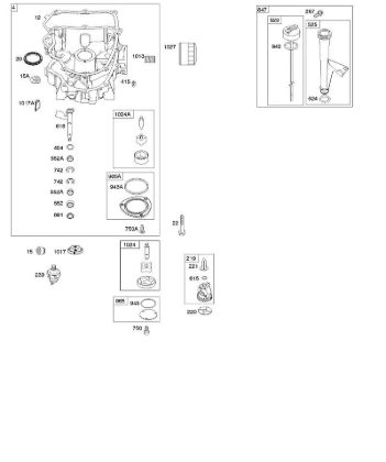 B&S - 40â  401577-3130-B1 F - Ölwanne, Ölpumpe, Messstab/Rohr-Baugruppe der Marke Stihl