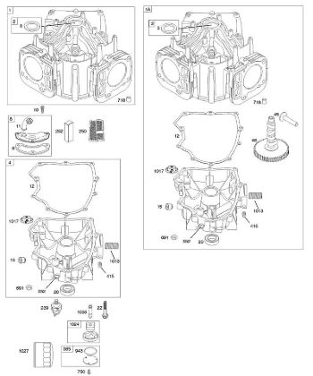 B&S - 40â  405777-0126-E1 G - Zylinder, Motorsumpf der Marke Stihl