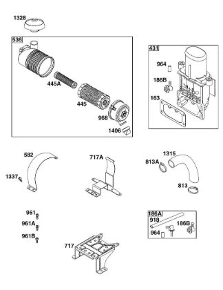 B&S - 49â  49E877-0021-G1 A - LUFTFILTERGRUPPE der Marke Stihl