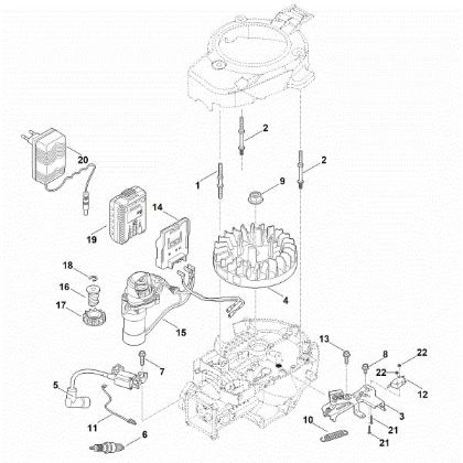 Bild von I - Zündsystem, Schwungrad EVC 300.0 E (EVC300-0002)