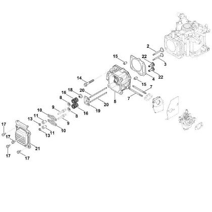 Bild von H - Ventildeckel, Ventile HD775 (HD775-3027)