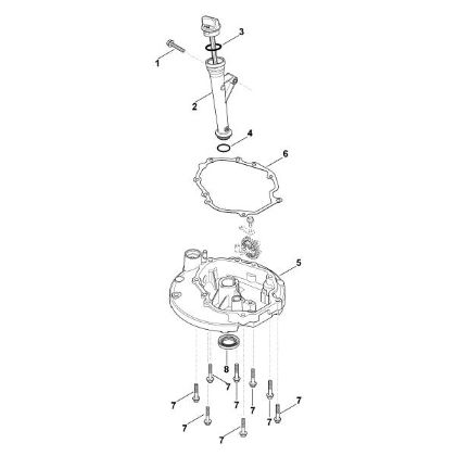 Bild von K - Schmiersystem, Ölwanne XT-6 (XT149-0213)
