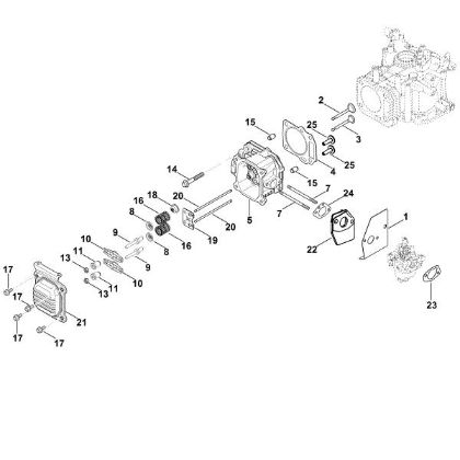 Bild von I - Ventildeckel, Ventile XT-800 (XT800-3087)