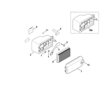 Bild von B - Luftfilter XT-800 (XT800-3089)