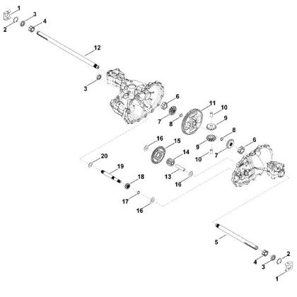 Bild von B - Fahrantrieb T2-BDBF-2X3C-1NX1