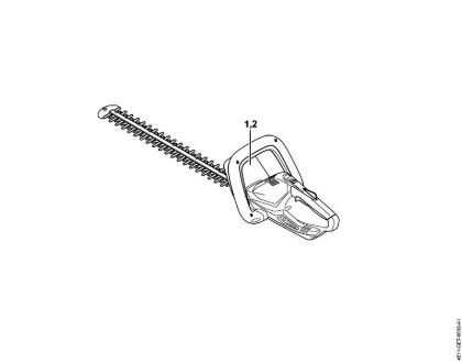 Akku-Heckenscheren (HSA) HSA 45 Akku-Heckenschere, 500mm/20" Maschinennummer der Marke Stihl
