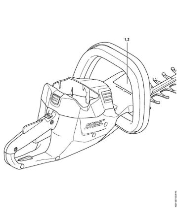 Akku-Heckenscheren (HSA) HSA 56 Maschinennummer der Marke Stihl