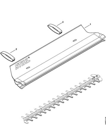 Elektro-Heckenscheren (HSE) HSE 42 Fangblech der Marke Stihl