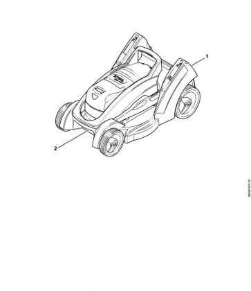 Akku-Rasenmäher (RMA) RMA 370 Maschinennummer der Marke Stihl