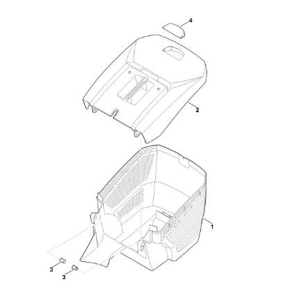 Bild von E - Grasfangkorb RMA 443.0 PC