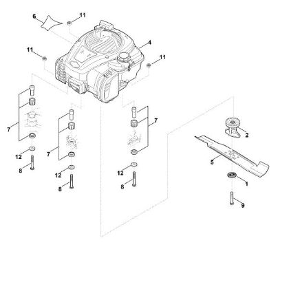 Bild von D - Motor, Messer RM 443.0 T