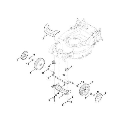 Bild von D - Vorderachse, Abdeckung RM 650.0 VE