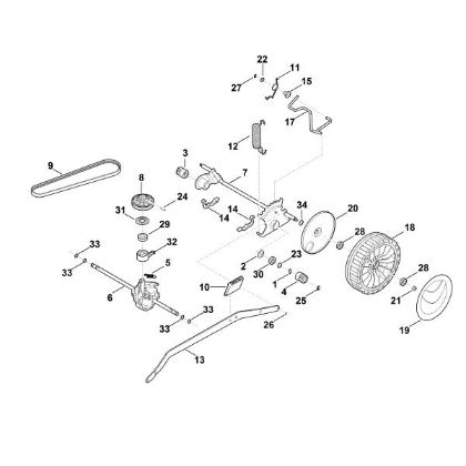 Bild von E - Hinterachse, Getriebe RM 650.0 VE