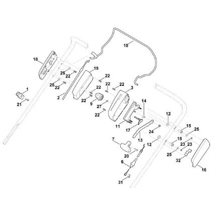 Bild von A - Lenker Oberteil RL 540.0